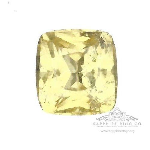 Unheated Yellow Ceylon Sapphire, 4.13 ct GIA Certified 