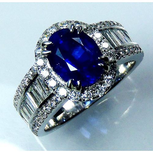  Blue Oval Sapphire