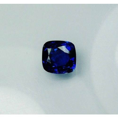 Cushion Cut blue Ceylon Sapphire
