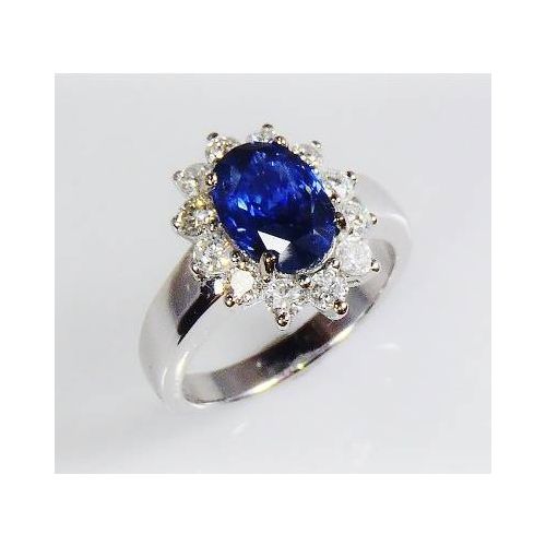 Blue Oval Untreated Sapphire