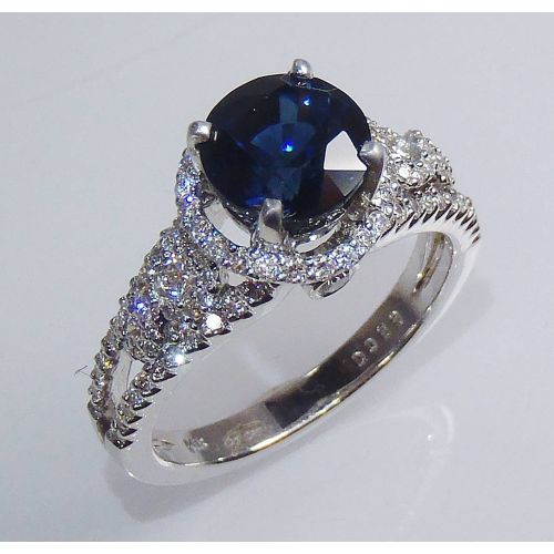 ring size 6.25 sapphire 