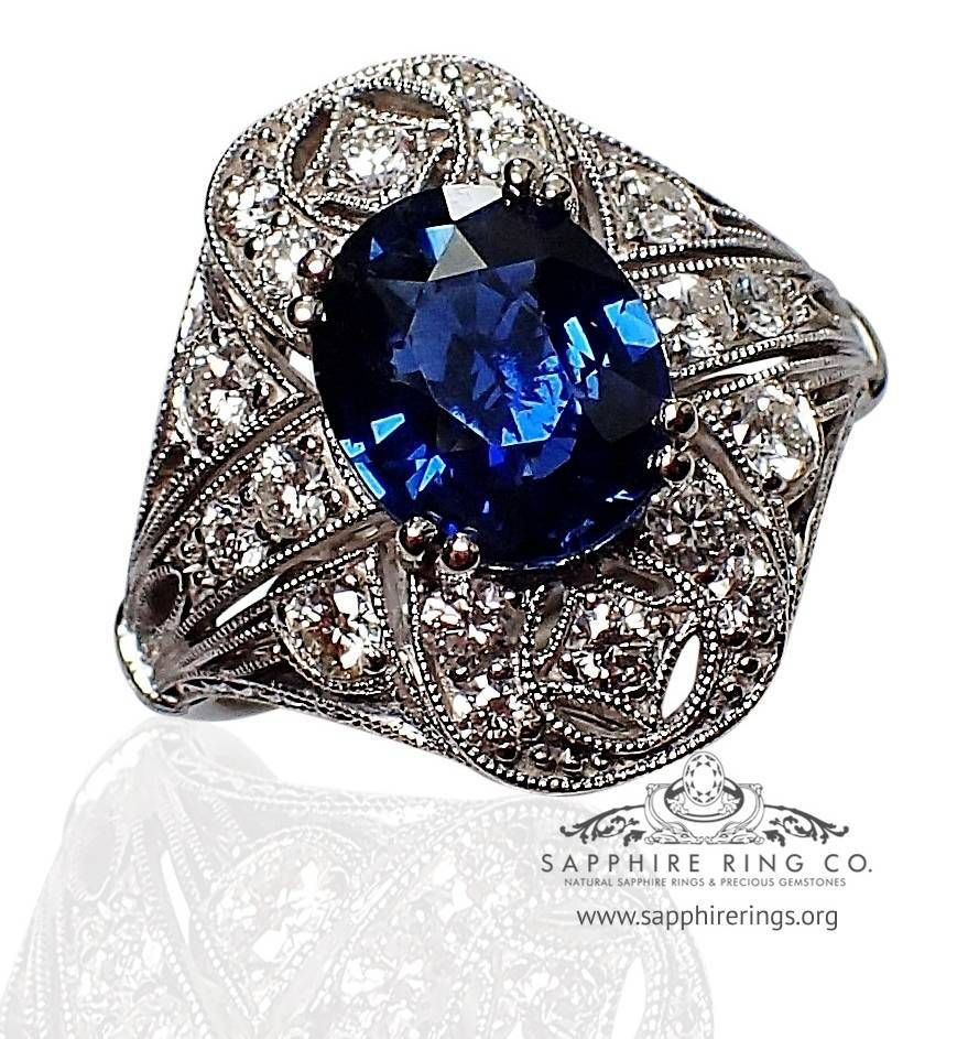 6.00ctw Antique Ceylon Sapphire by Top Notch Faceting – Jewels by Grace