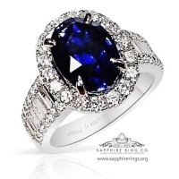 Blue sapphire rings 5.48 ct Untreated