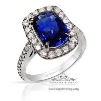 4.09 ct Platinum Engagement Ring