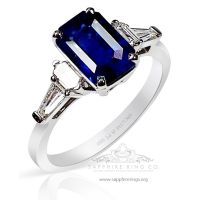 natural sapphire ring blue 