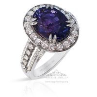 Untreated Color Change Sapphire Ring