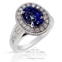 3.56 Ct Untreated Color Change Sapphire Ring 