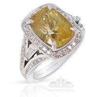 yellow sapphire diamond engagement ring