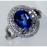 4 tcw Blue Natural Sapphire