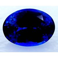 Oval Cut Ceylon sapphire Vivid Blue