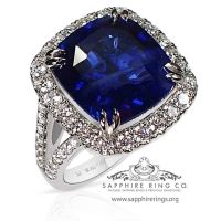 13.20 grams blue sapphire ring