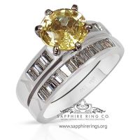 Untreated Yellow Sapphire Ring