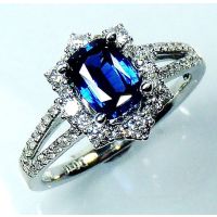 Blue Sapphire 1.65 tcw 