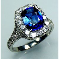 2.65 tcw Blue sapphire 