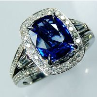 2.20 tcw Blue sapphire ring 