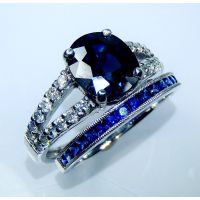 Blue Diamond Ring for sale 