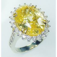 Yellow Sapphire ring for Sale 