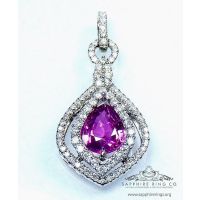 Pink Sapphire pendant