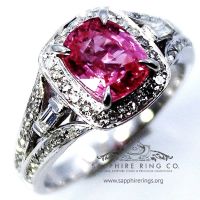 natural Ceylon sapphire pink 