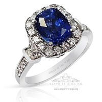 platinum blue sapphire rings