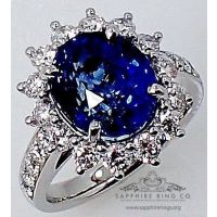 rich blue sapphire 
