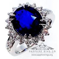 Dark blue sapphire 