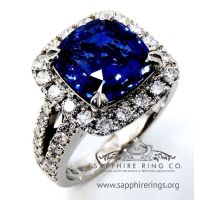 blue sapphire ring 9.60gm ring