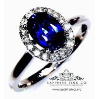 14kt blue sapphire 