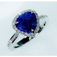 Blue Trillion Ceylon Sapphire