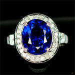 Kashmir Blue sapphire ring.