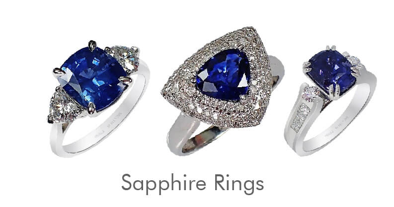 genuine sapphire rings